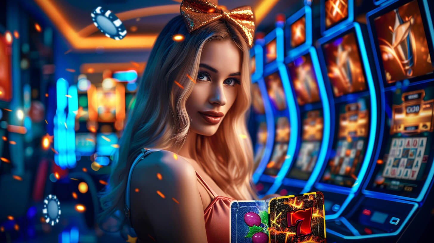 Video slot game interface on free cash showing reel layout and paylines
